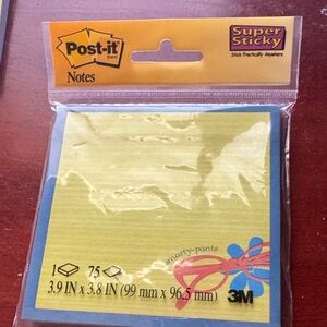 Smarty Pants Post-it Notes sealed Pack of 75 Glasses Flower